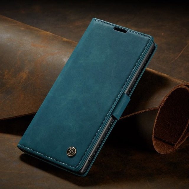 Redpepper Note 10 Plus Custodia Pelle Portafoglio Nero