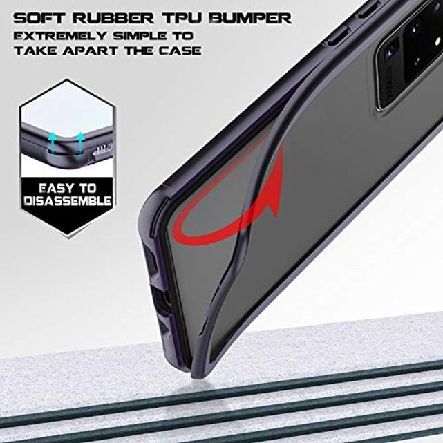 Redpepper Galaxy S20 Ultra cover nera matte antiurto