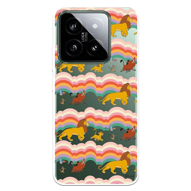 La Casa de las Carcasas Re Leone Arcobaleno custodia Xiaomi 14 trasparente