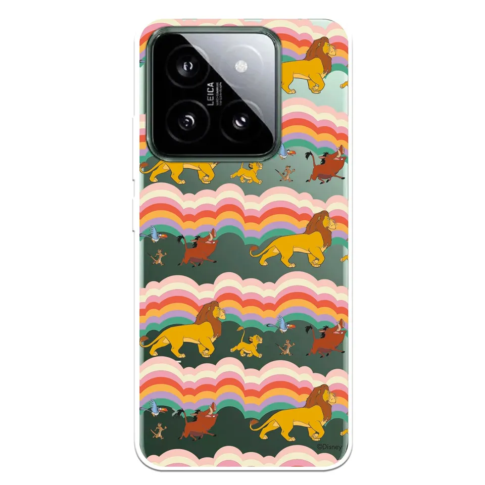 La Casa de las Carcasas Re Leone Arcobaleno custodia Xiaomi 14 trasparente
