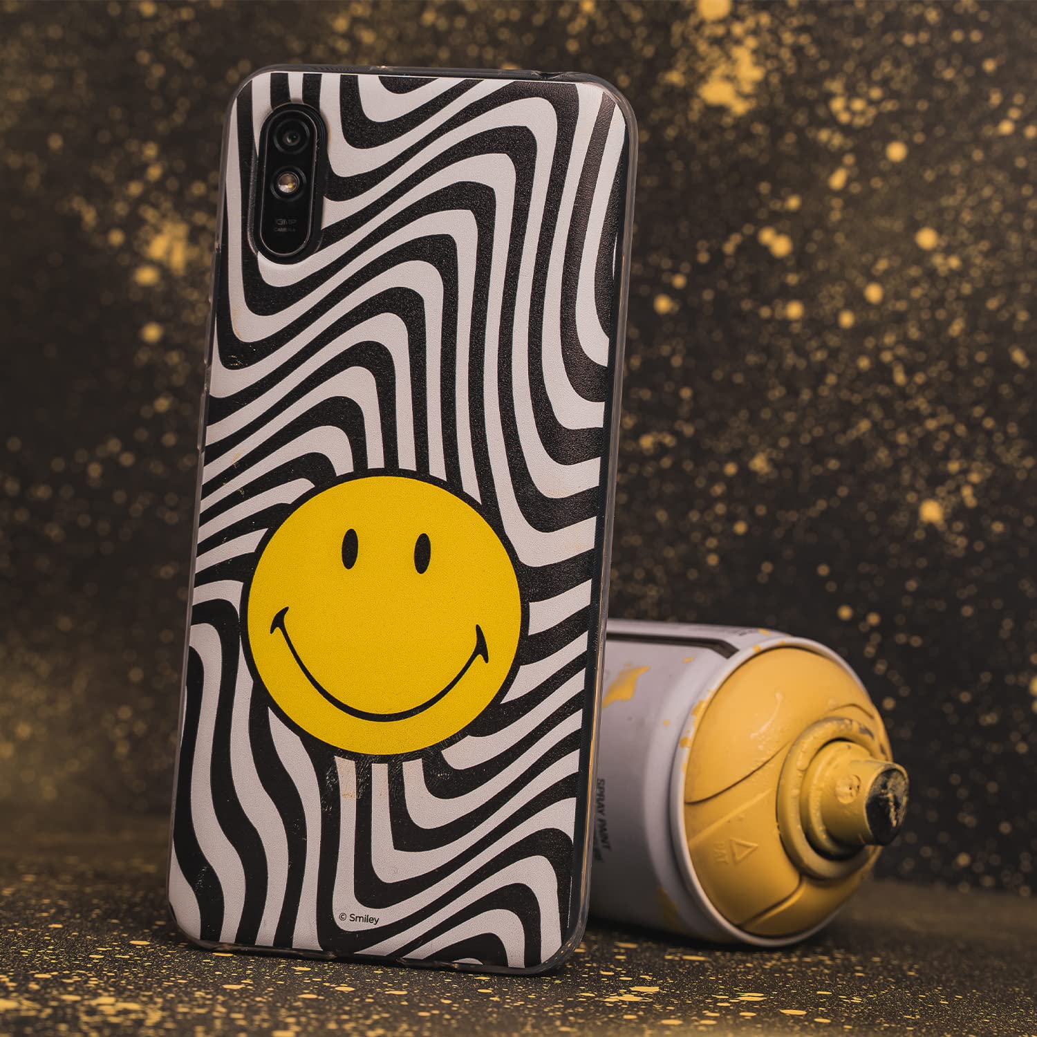 La Casa de las Carcasas Smiley Stickers cover Redmi Note 9S trasparente