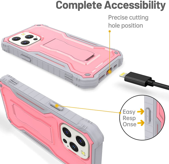 Redpepper Apple Cases cover iPhone 13 Pro antiurto con stand