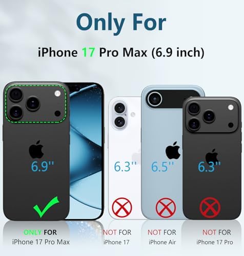 Redpepper Apple Cases Anti-Slip Matte cover iPhone 18 Pro Max nera
