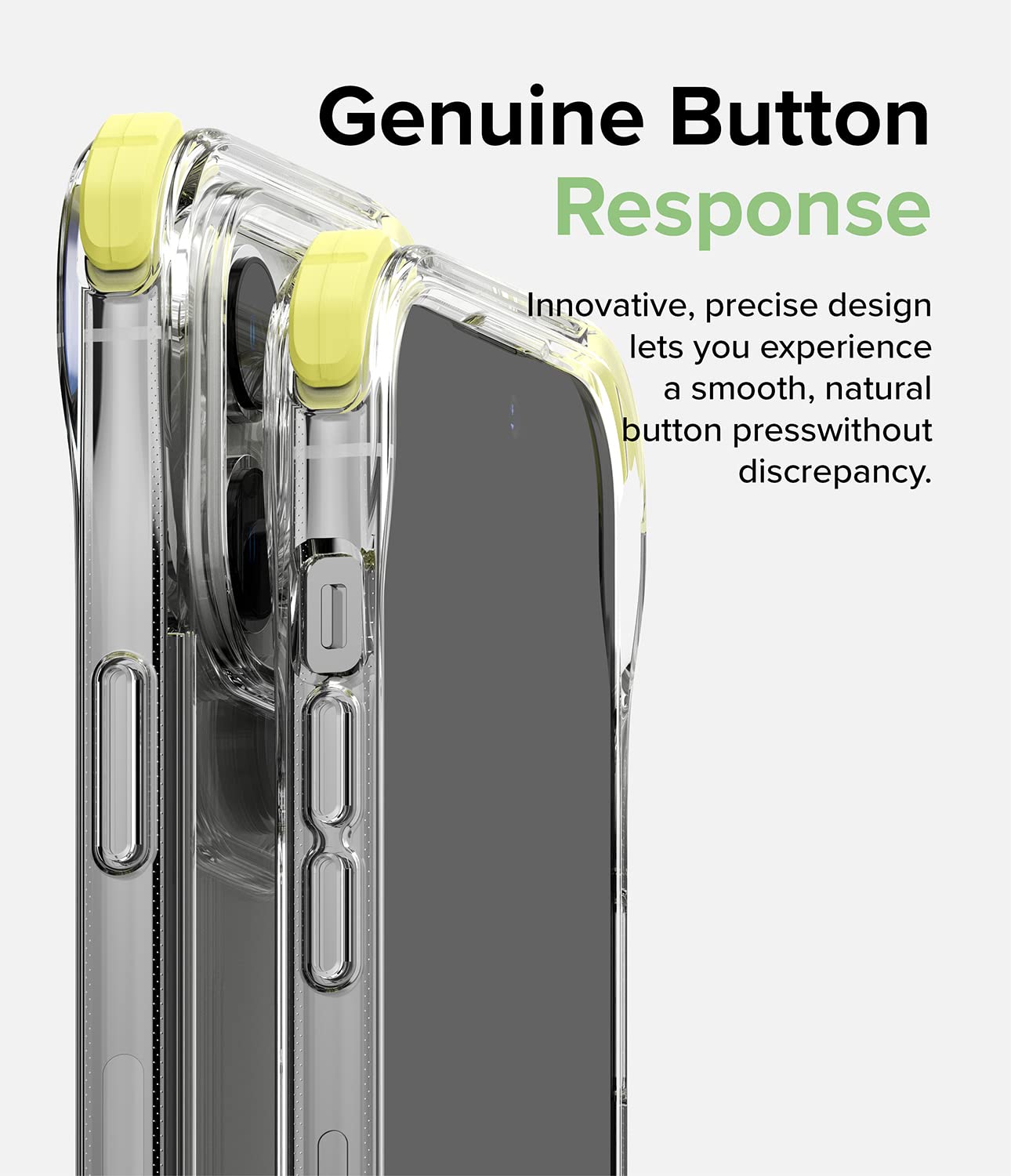 Ringke Fusion Plus Cover iPhone 14 Pro Lime Glow Trasparente