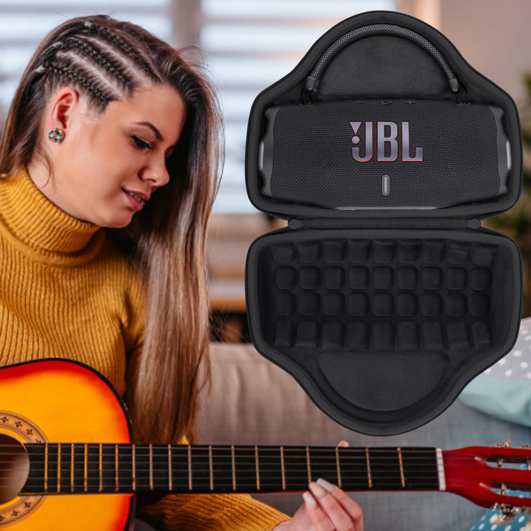 Aenllosi Speaker Case JBL Charge 6 custodia EVA nera