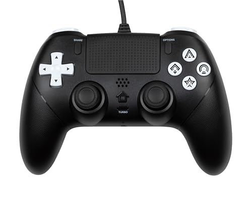 Konix Controllers controller cablato PS5 nero turbo anti-drift