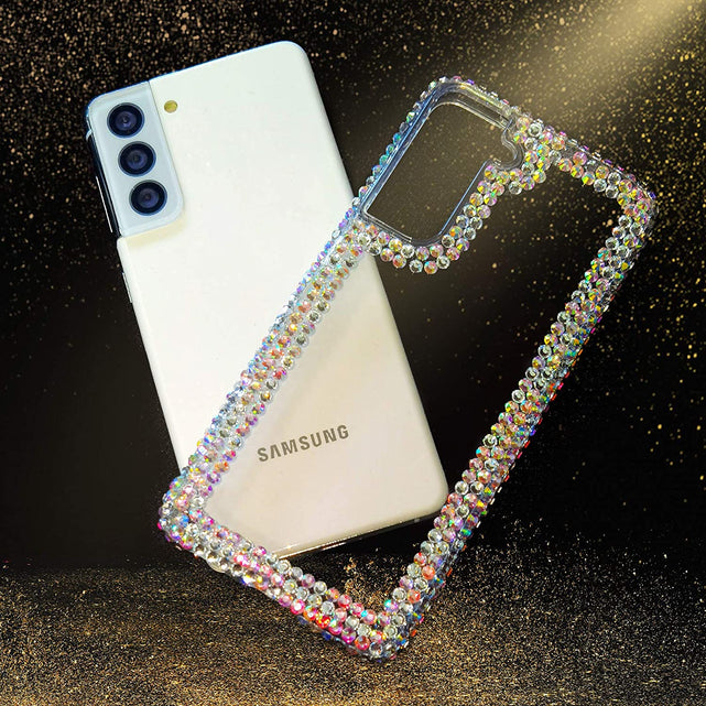 Redpepper S23 Plus cover bumper strass glitter trasparente