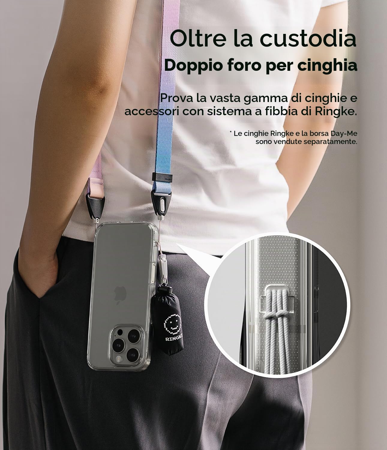 Ringke Fusion Cover iPhone 16 Pro Max Trasparente Clear Antishock