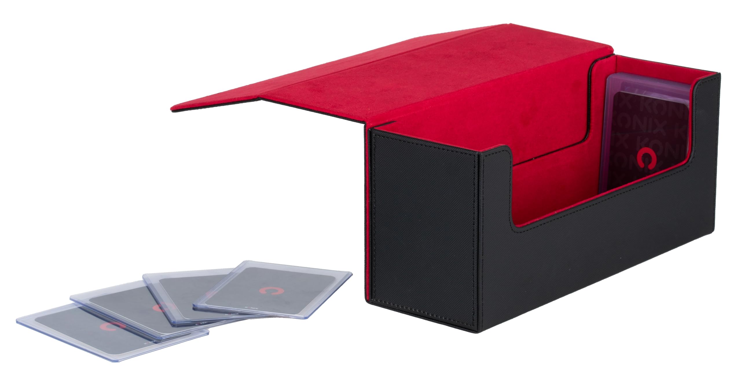 Konix Scatola Medium 3 Deckbox Carte 63x88 Nero