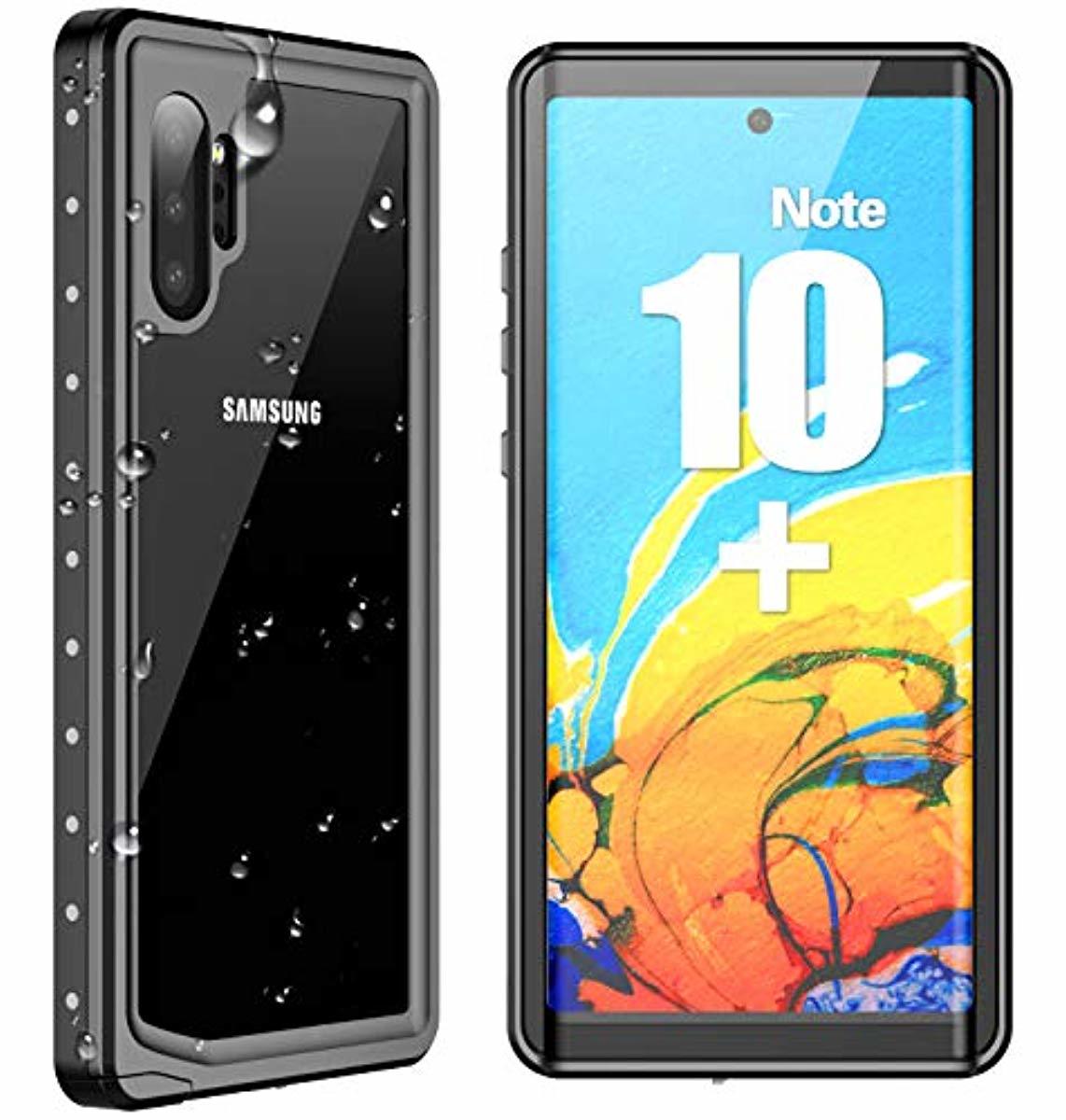 Redpepper Galaxy Note 10 Plus Cover Impermeabile IP68 Nera