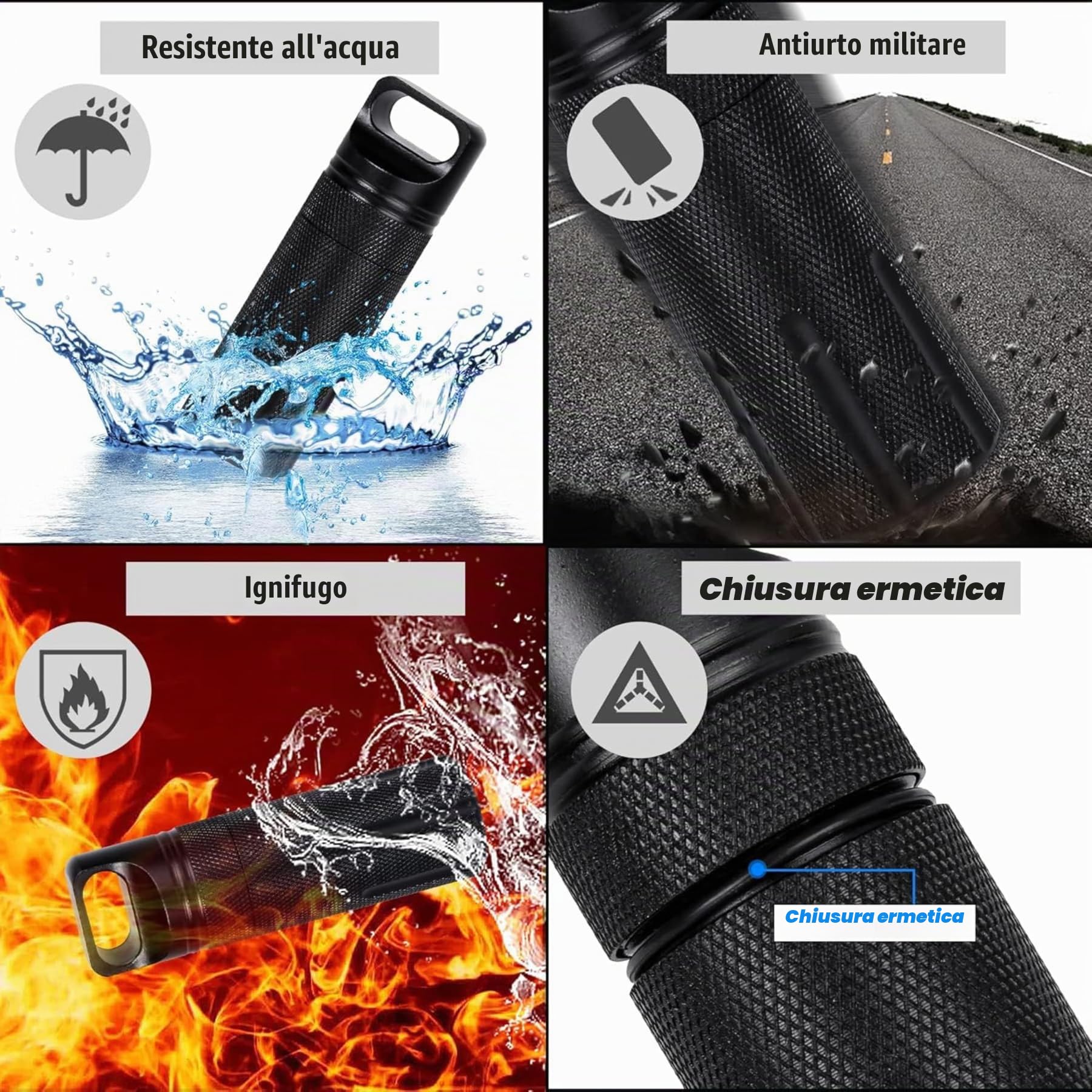 Aenllosi SSD Case custodia alluminio Ledger Nano X nero antiurto