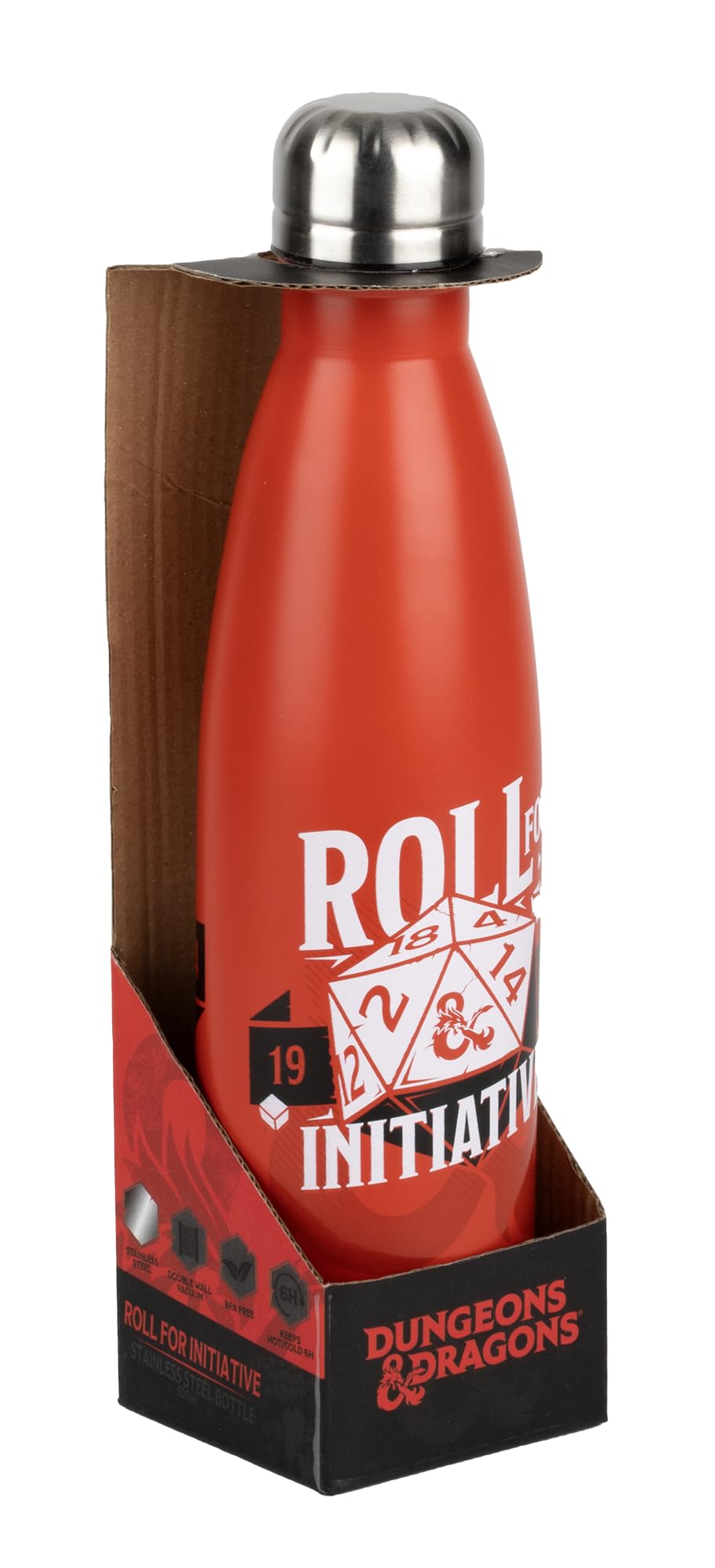 Konix Dungeons & Dragons bottiglia termica 500 ml Roll for Initiative