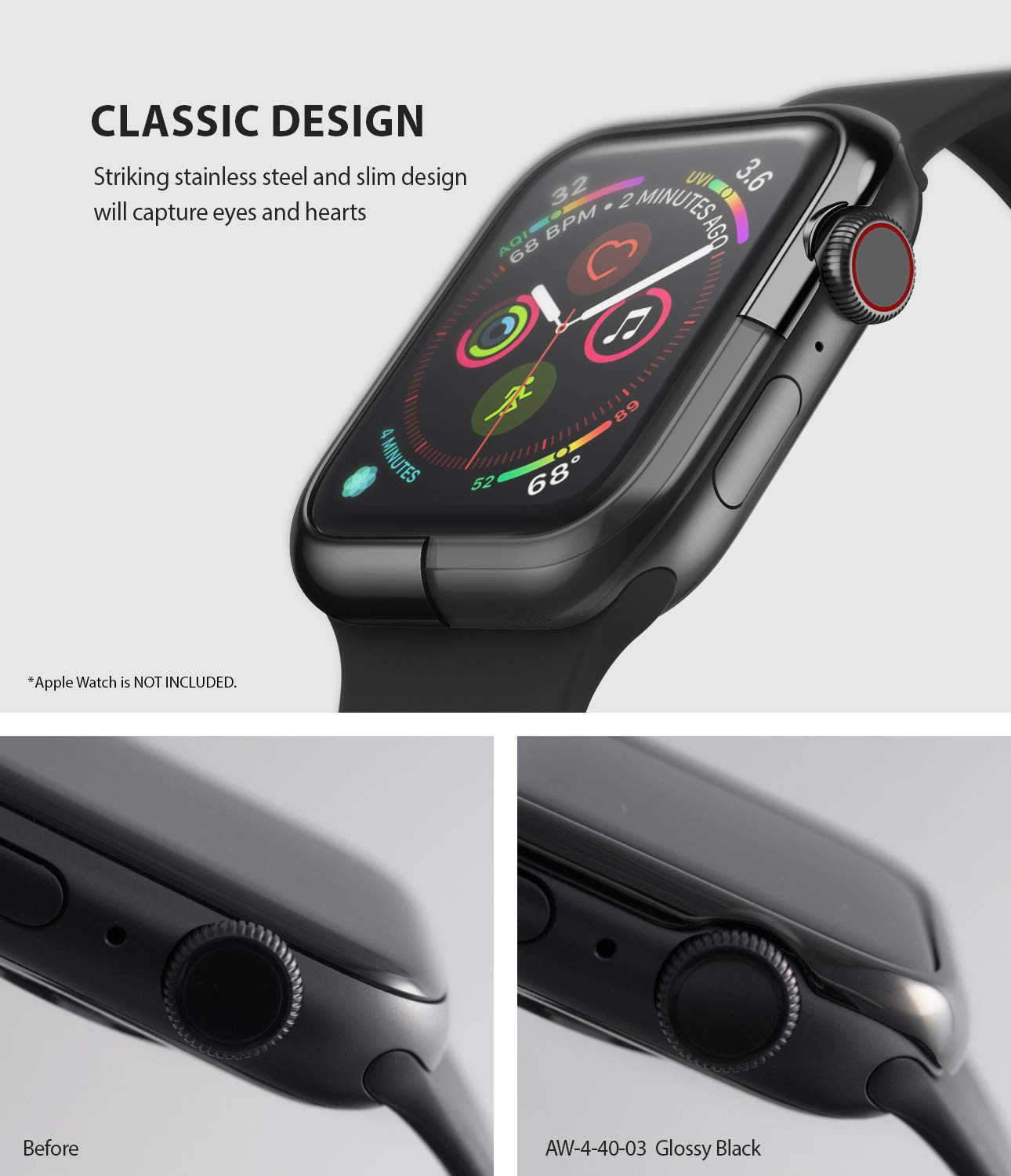 Ringke Bezel Styling ghiera Apple Watch 40mm acciaio 40-03
