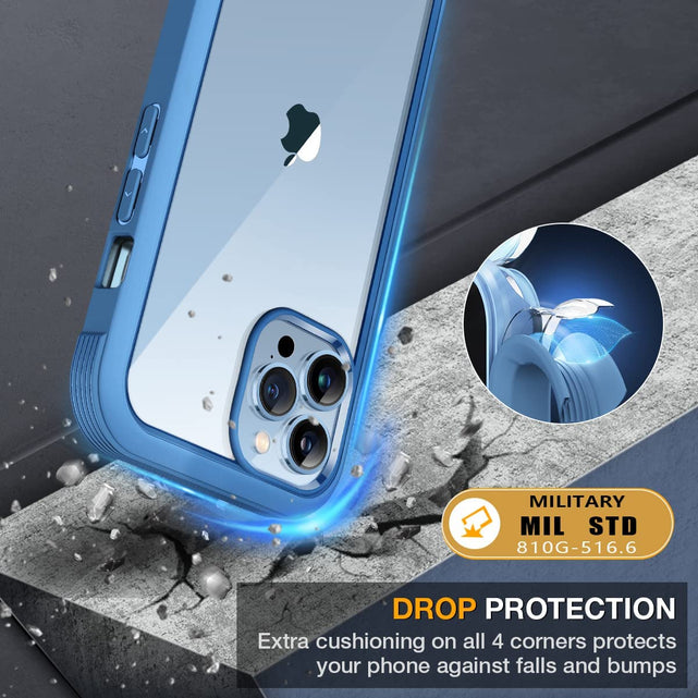 Redpepper iPhone 13 Pro cover trasparente con vetro 9H