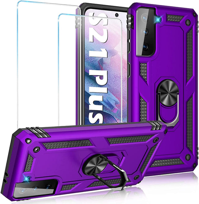 Redpepper Galaxy S21 Plus cover armor magnetica con anello
