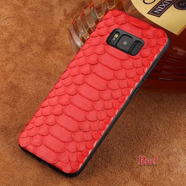 Redpepper Galaxy S10+ Cover Pelle Pitone Antiurto