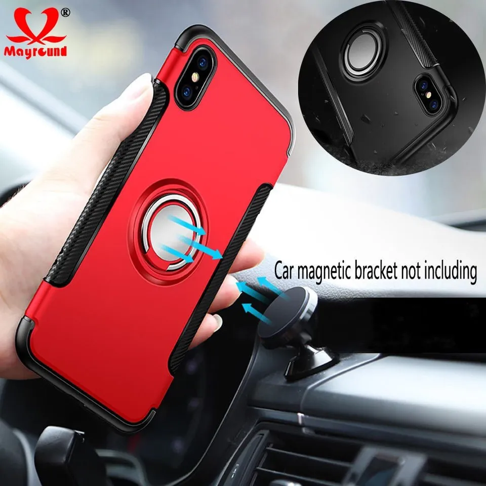 Redpepper iPhone XS Max Cover magnetica con anello