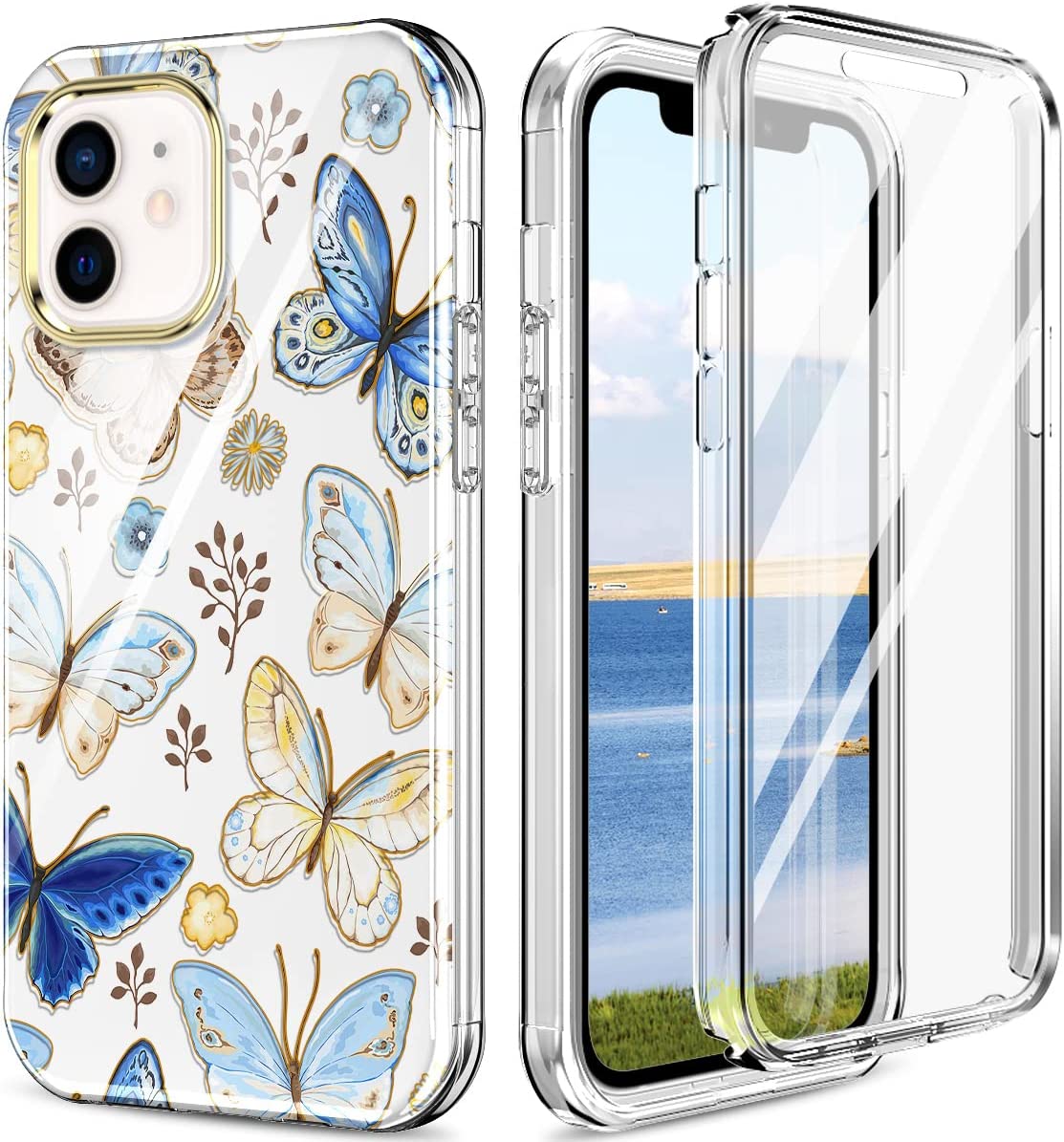 Redpepper iPhone 12 Mini cover 360 con pellicola integrata