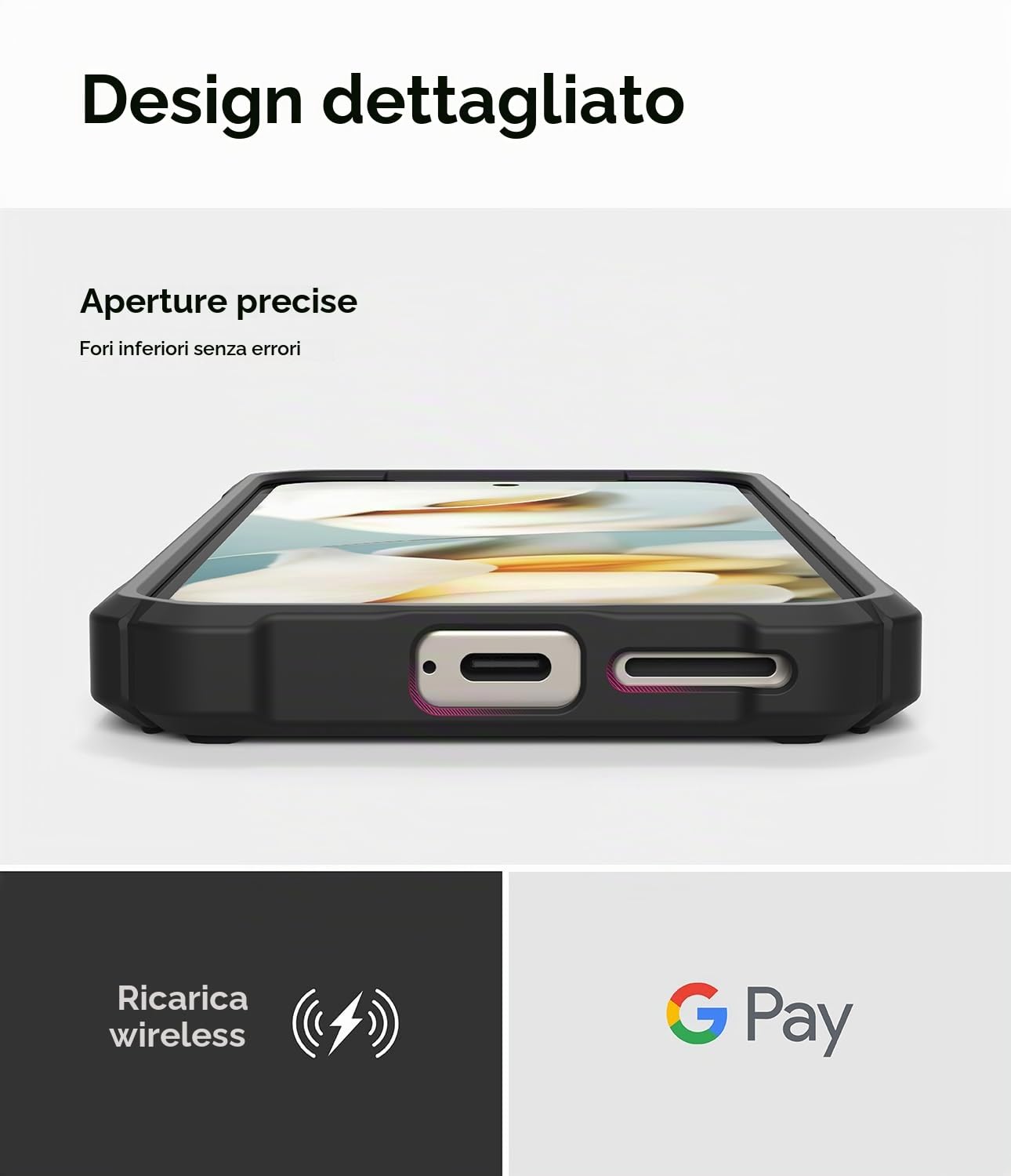 Ringke Rugged Gear Pixel 9a Cover Camo Black antiurto