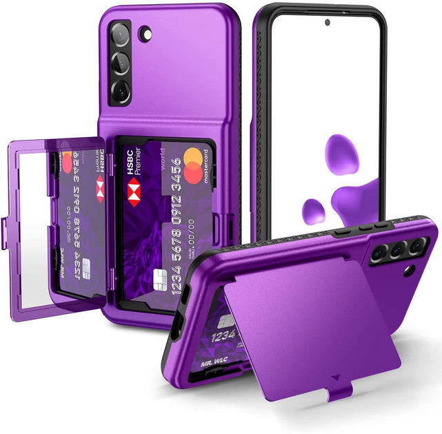 Redpepper Galaxy S22 Plus Custodia Portafoglio Oro Rosa
