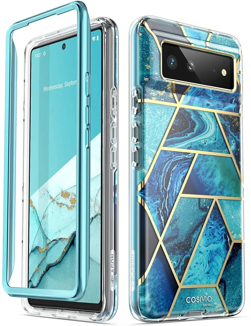 Redpepper Pixel 6 custodia marmo antiurto 10 ft