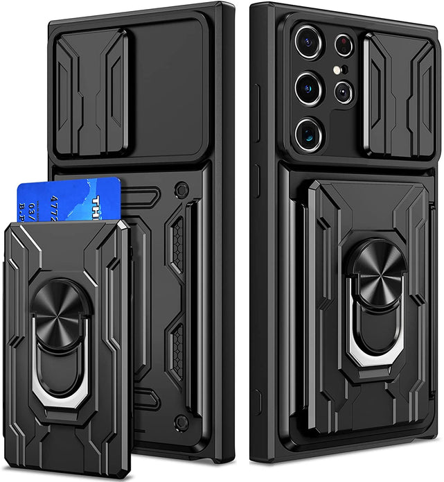 Redpepper S22 Ultra cover anello stand portacarte copri camera