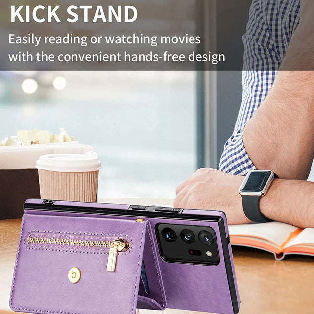 Redpepper Note 20 Ultra cover viola portafoglio con tracolla