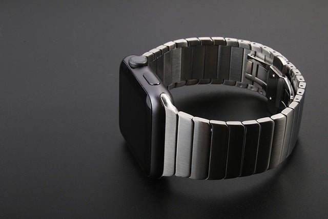 Redpepper Apple Watch 42mm cinturino acciaio nero magnetico