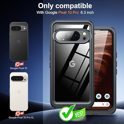 Redpepper Pixel 10 Pro Cover impermeabile IP68 nera