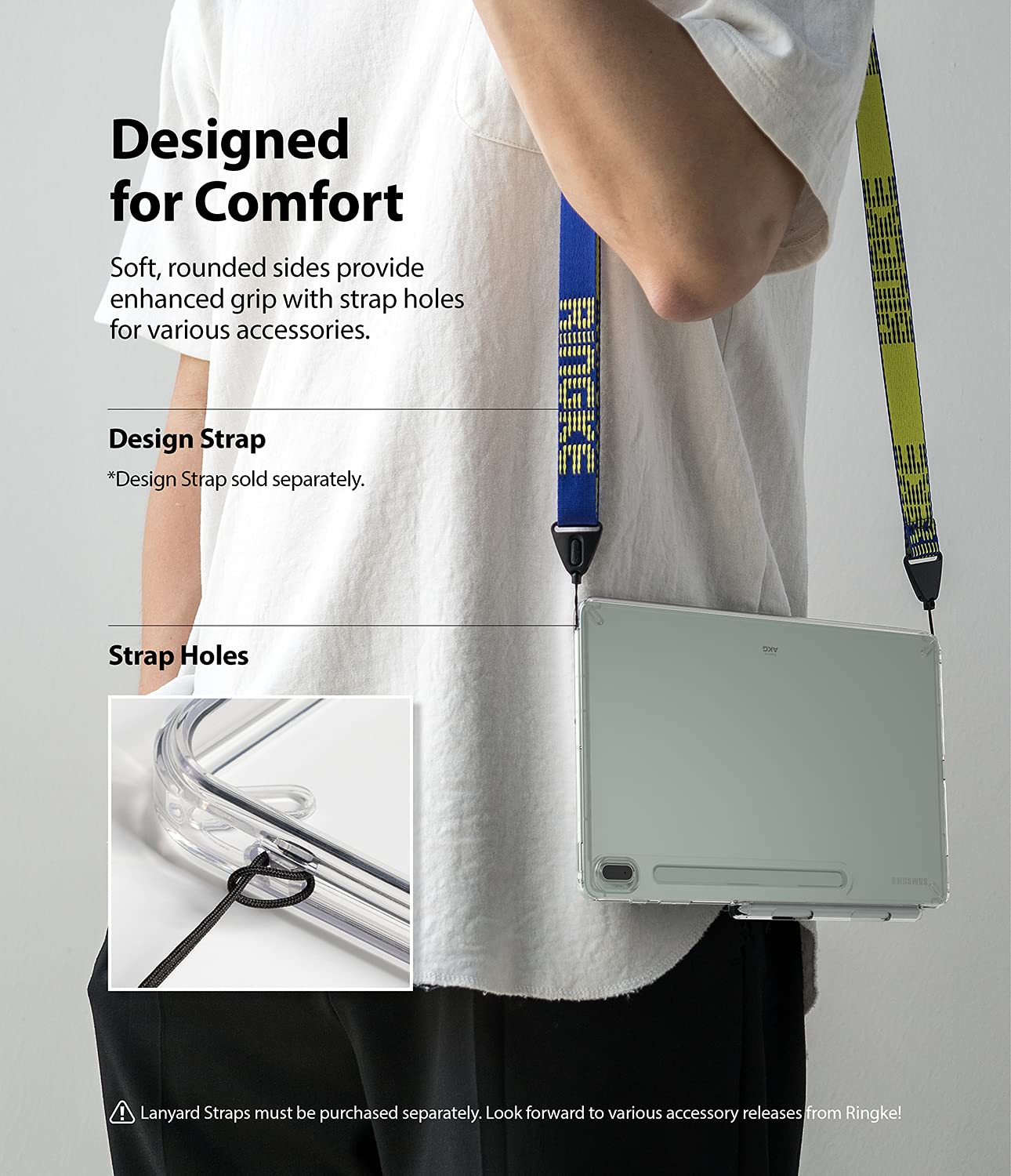 Ringke Fusion Tab S7 FE cover tablet trasparente Clear