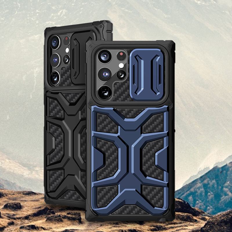 Redpepper Galaxy S22 Ultra Cover Carbonio Antiurto Nera