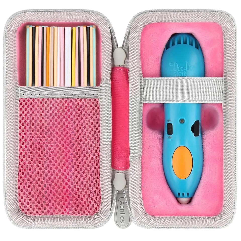 Aenllosi 3D Pen Case custodia rigida 3Doodler EVA nera