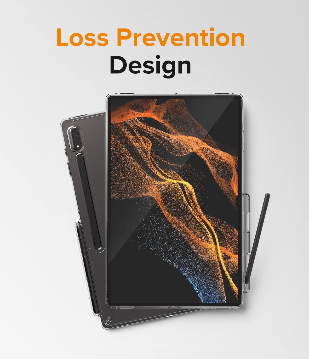 Ringke Fusion Cover Galaxy Tab S8 Ultra Trasparente Clear Antiurto