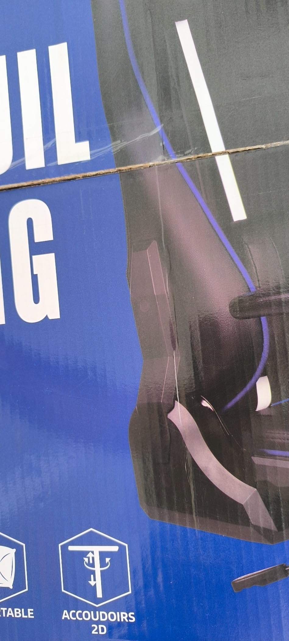 Konix FFF sedia gaming nero blu Stranger Things ecopelle