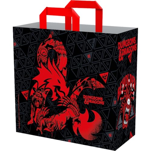Konix Dungeons Dragons borsa spesa 40x45x20 riciclata Mostri nera