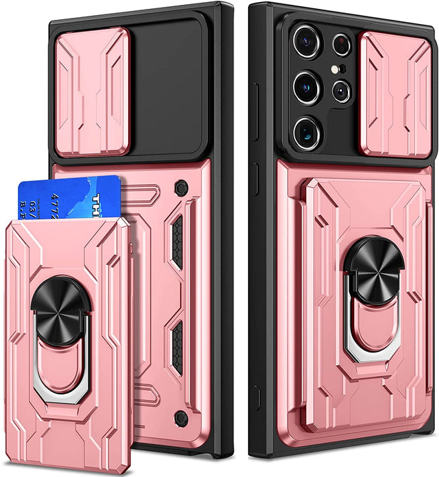 Redpepper S22 Ultra cover anello stand portacarte copri camera