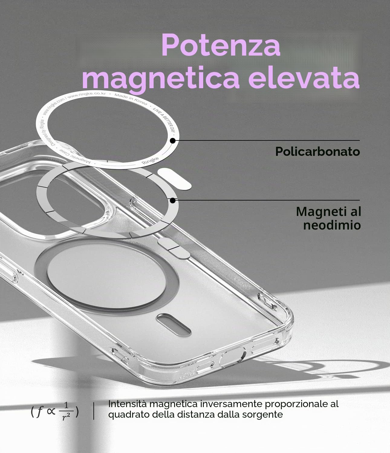 Ringke Fusion Magnetic Cover iPhone 14 Pro Matte Clear