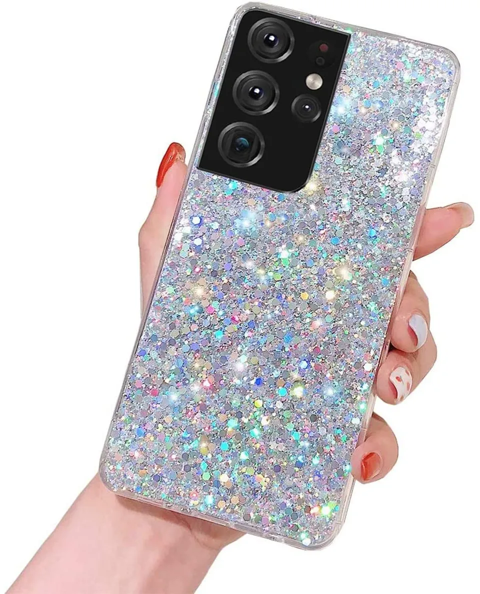 Redpepper Galaxy S22 Ultra cover glitter strass slim
