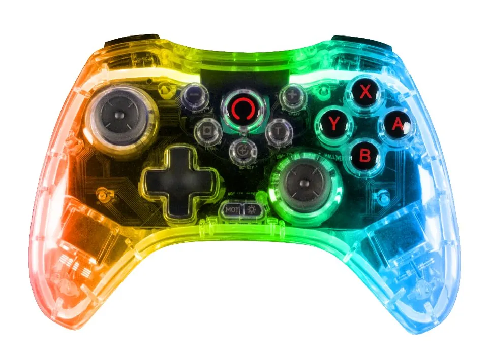 Konix Crystal controller wireless Switch PC PS4 RGB 10h