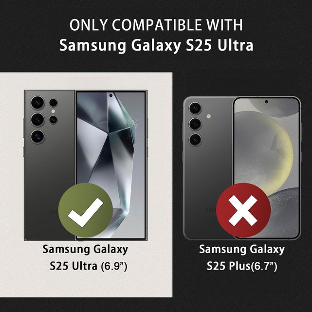 Redpepper Galaxy Cases Galaxy S25 Ultra cover rossa con vetro