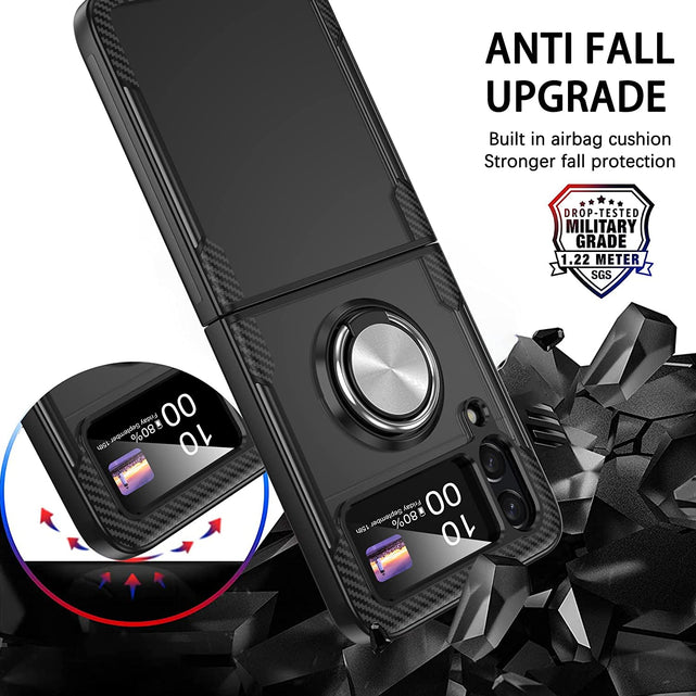 Redpepper Galaxy cover Z Flip 4 trasparente con anello stand