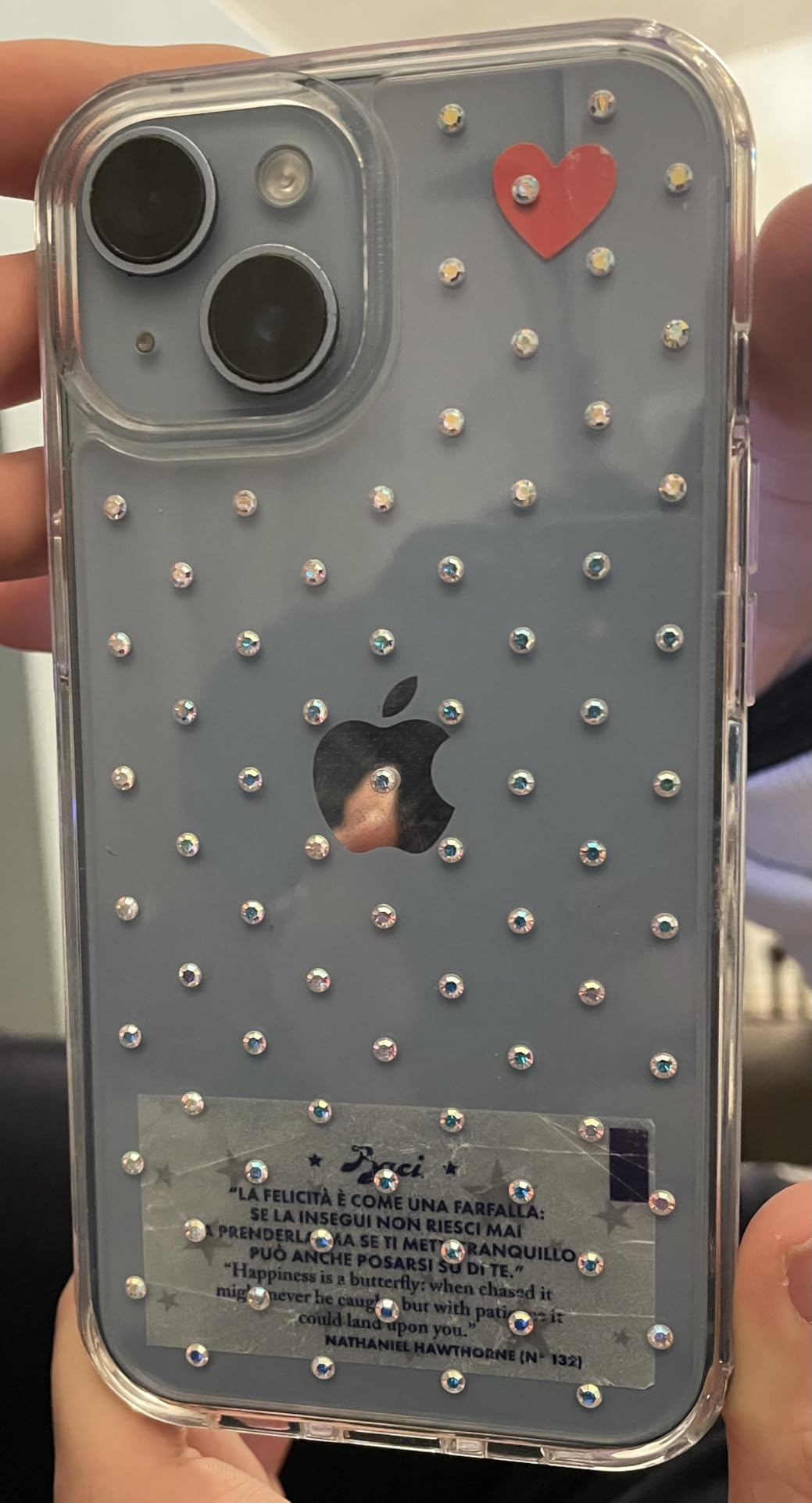 La Casa de las Carcasas cover iPhone 15 Pro Bling glitter