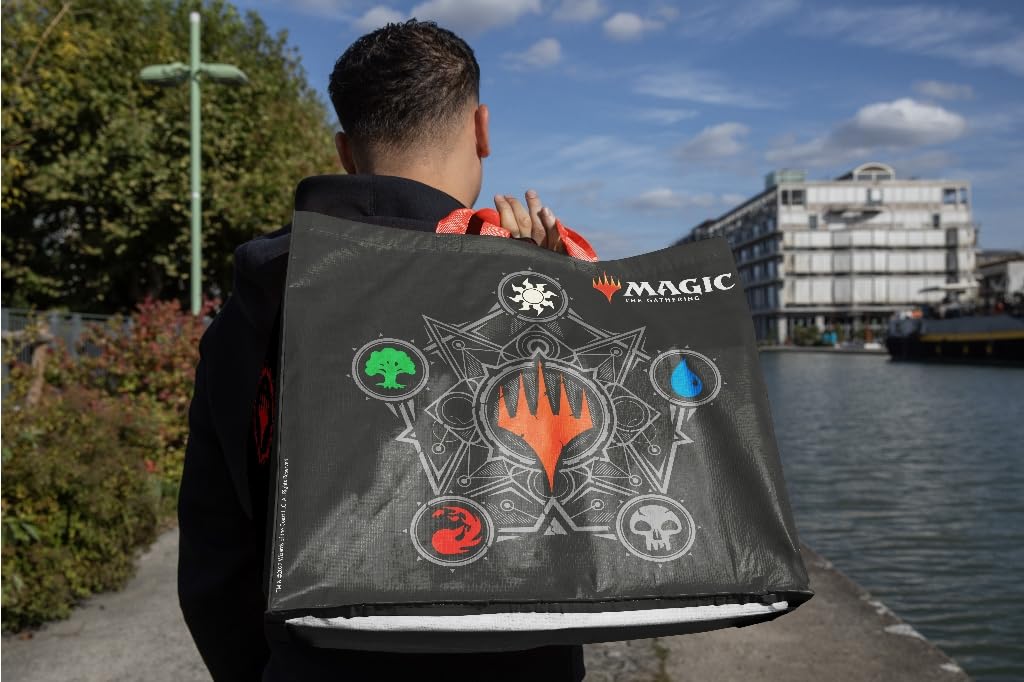 Konix Magic The Gathering borsa spesa 40x45x20 cm nera riciclata