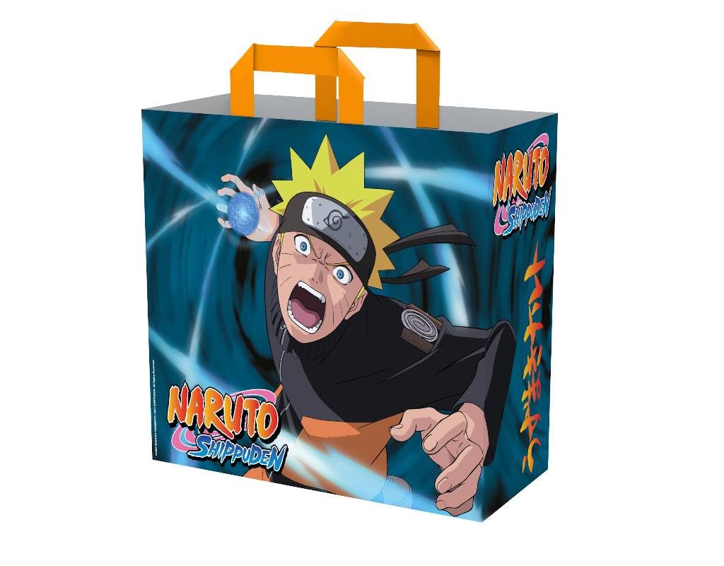 Konix Naruto Shippuden Borsa Spesa Tote Riciclata 40x45 cm Blu