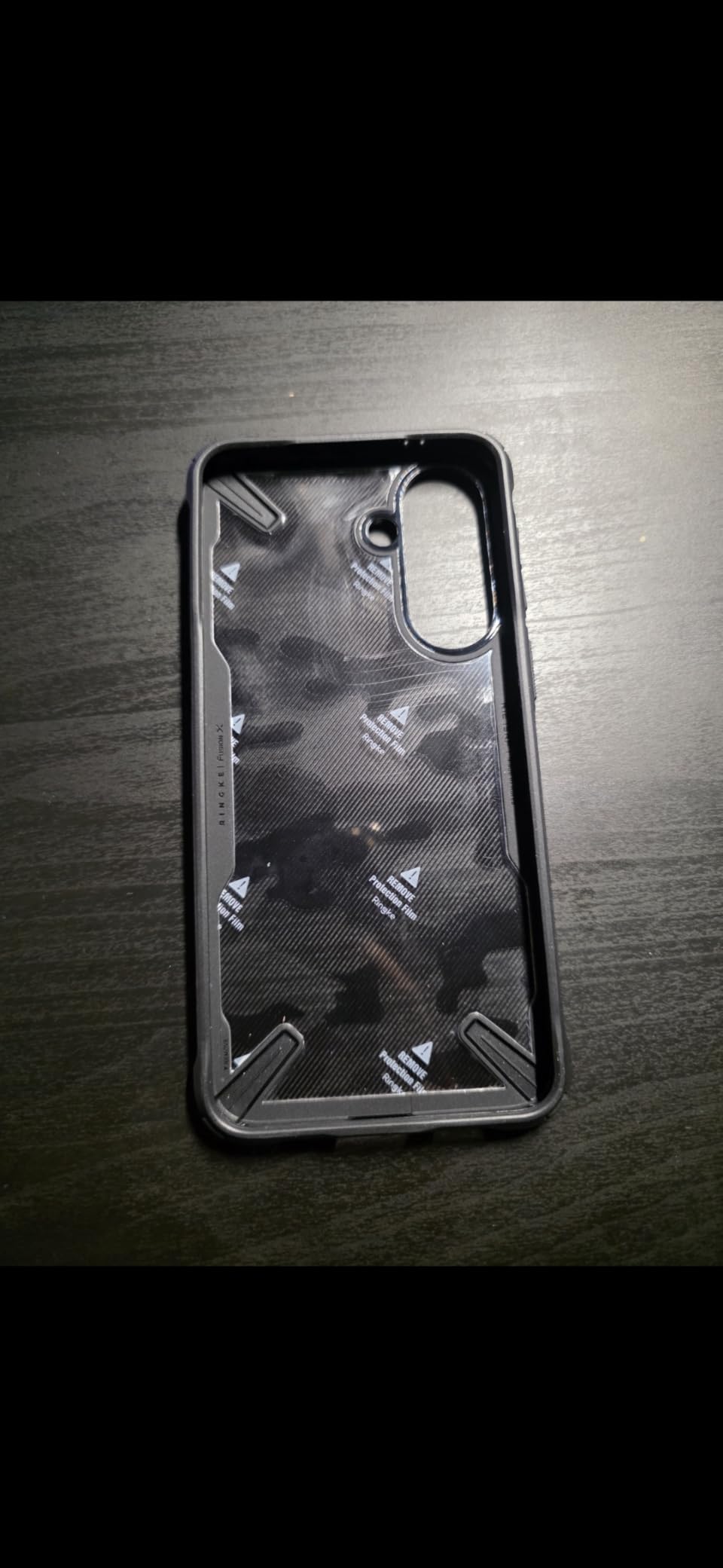 Ringke Fusion X Galaxy A57 cover Camo Black antishock