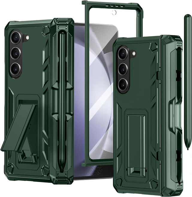 Redpepper Galaxy Z Fold 5 Custodia Nera Militare Stand