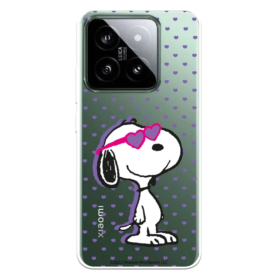 La Casa de las Carcasas Snoopy Cuori custodia Xiaomi 14 trasparente