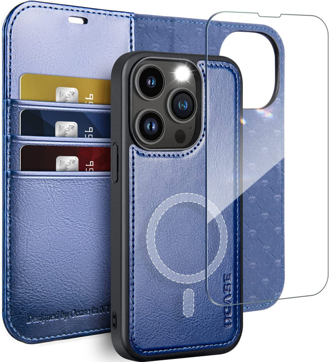 Redpepper Apple Cases 14 Pro custodia pelle portafoglio RFID