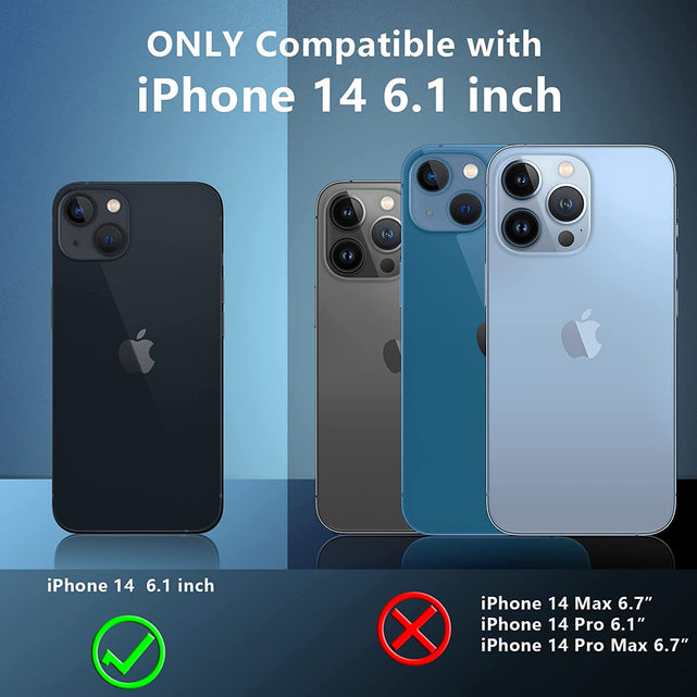 Redpepper iPhone 14 cover trasparente slim 6,1"