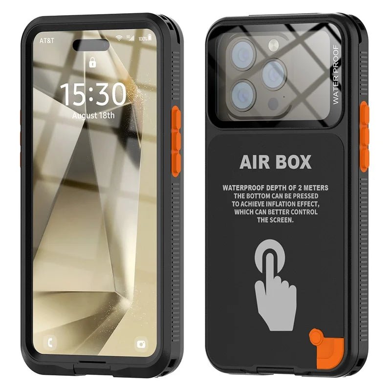Redpepper iPhone 15 Pro Cover Impermeabile IP68 Nera